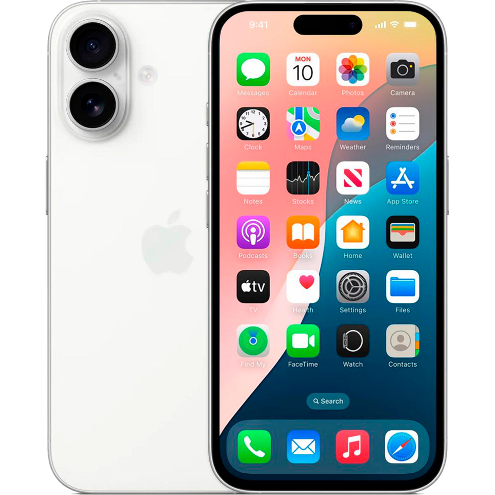 Смартфон Apple iPhone 16 256 GB White (Белый) купить в
