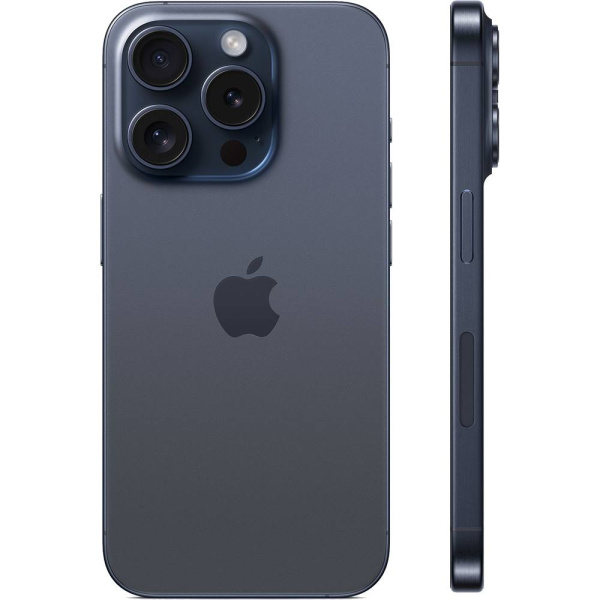 Смартфон Apple iPhone 15 Pro синий титан 2