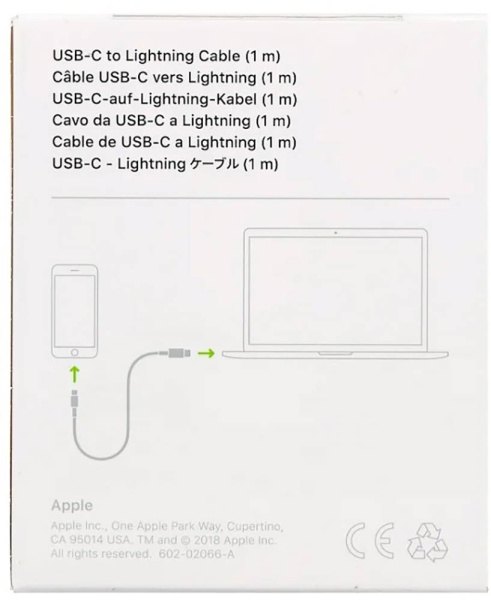 Кабель Apple USB-C-Lighting оригинал (1м) 4